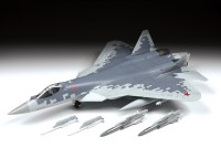 Сборная масштабная модель 1:48 Истребитель пятого поколения Су-57 (Звезда)